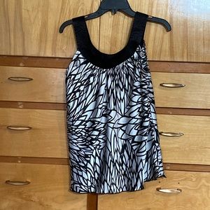 AB Studio Sleeveless Dress Top